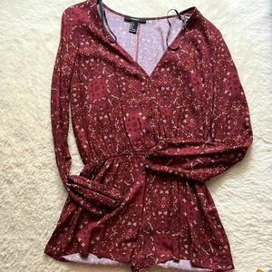 Women’s long sleeve romper - Forever21 - size S